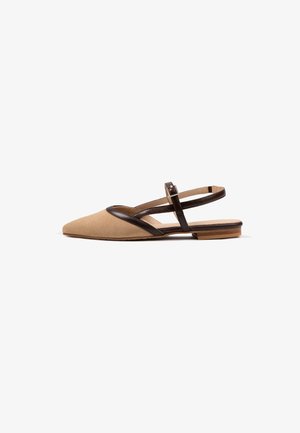 Alura, ALURA ANKA BALLET FLATS - Balerini cu barete - camel