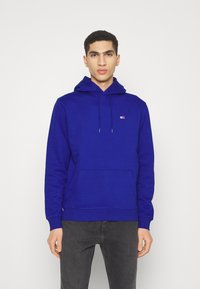 Tommy Jeans REGULAR HOODIE UNISEX - Felpa - navy voyage