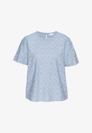 LASCANA, LASCANA KURZARMBLUSE - Blouse - himmelblau
