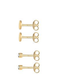 Elli SPARKLING BASIC SET - MIT KRISTALLEN VON SWAROVSKI® - Boucles d'oreilles - gold-coloured