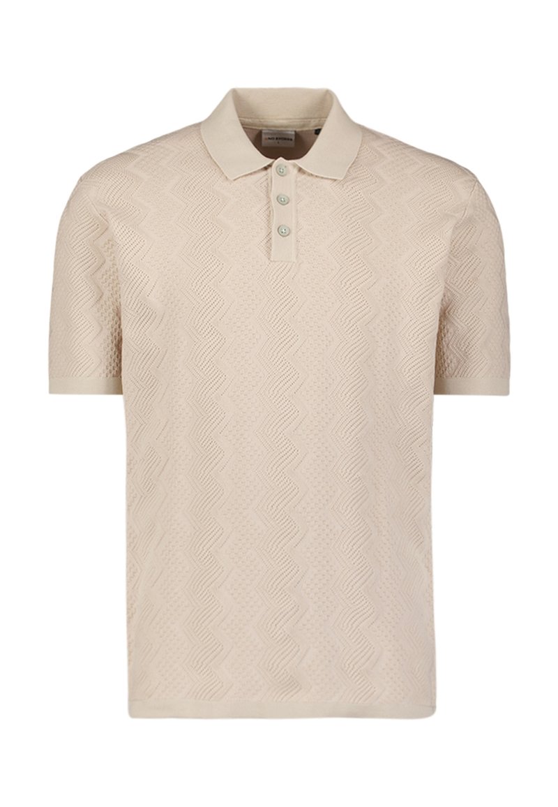 NO EXCESS Poloshirt zandkleur