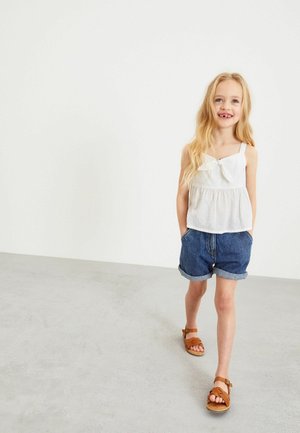 TIE FRONT - Top - white