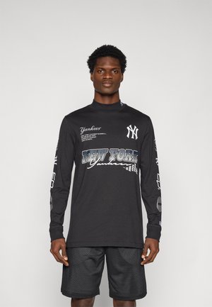 New Era MLB NEW YORK YANKEES RACING LONG SLEEVE TOP - Club wear - black