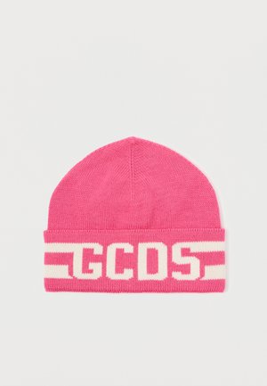 BAND LOGO BEANIE UNISEX - Muts - fucsia