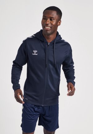 Hummel Sweater met rits - marine