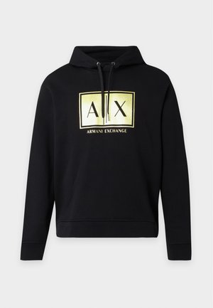 Armani Exchange, HOODIE CAPSULE - Hættetrøje - black/gold coloured-