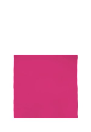 Rosa rechteckige Tasche aus glattem Material, mit einem minimalistischen Design ohne sichtbare Hardware oder Muster.