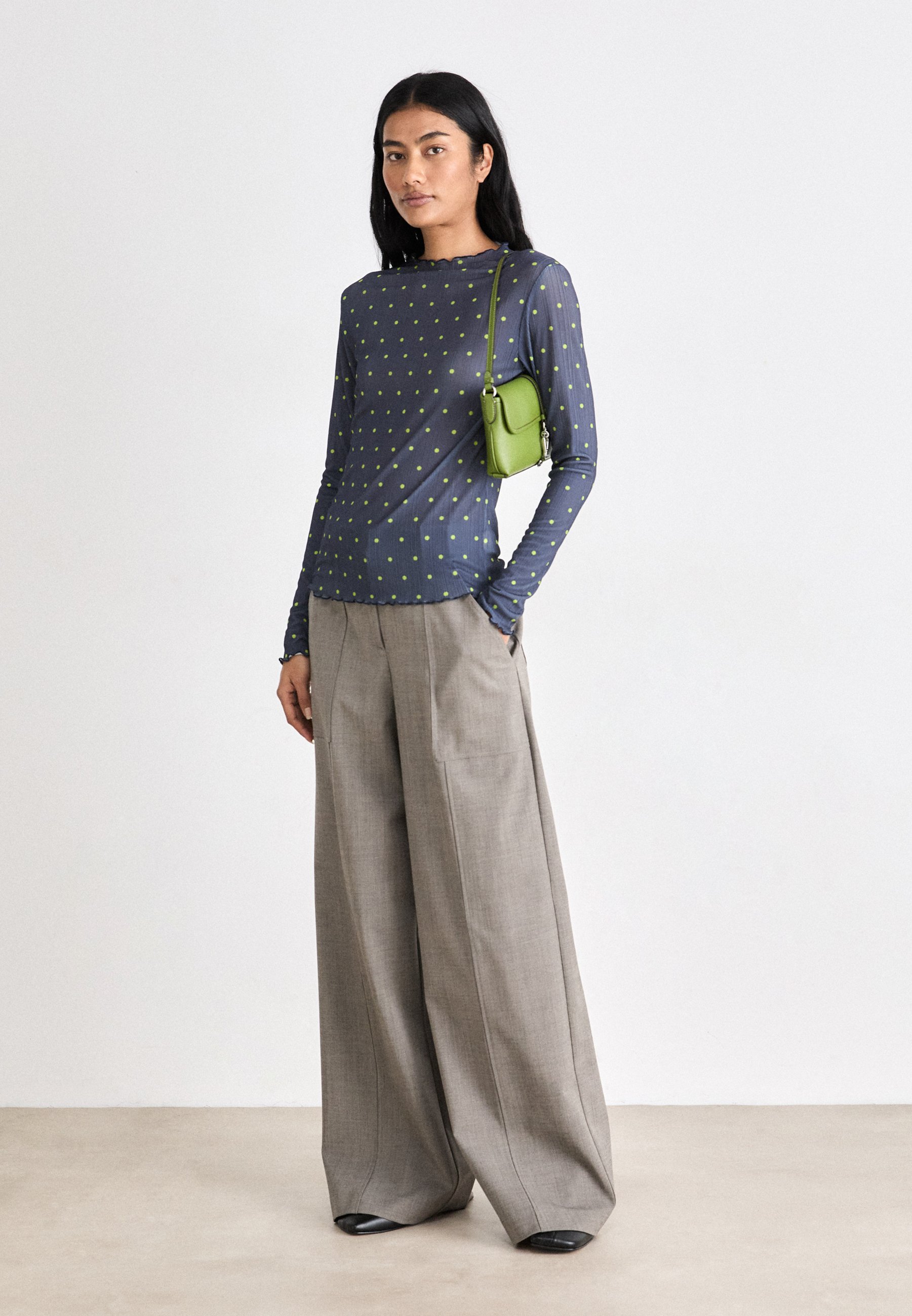 売れ筋商品|||マッズ ノーガード Tシャツ レディース トップス FANCY MINNIE - Long sleeved top - parisian night Mads Nørgaard FANCY MINNIE - Long sleeved top - parisian