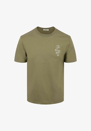 The Sunshine Brand, T-SHIRT LIAM SIP BY SIP GREEN - Print T-shirt - groen