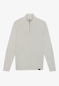 Strikkegenser - light grey