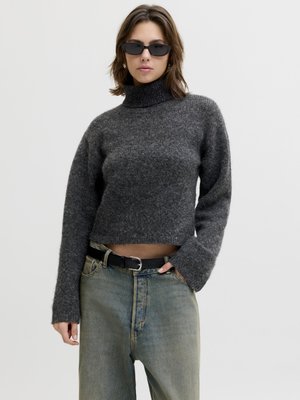 JJXX JXROSANNA ROLL NECK  - Pulover - dark grey melange