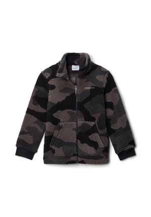 COLUMBIA KINDER FLEECEJACKE RUGGED RIDGE II 2097021 SCHWARZ - Giacca in pile - printe-black mod