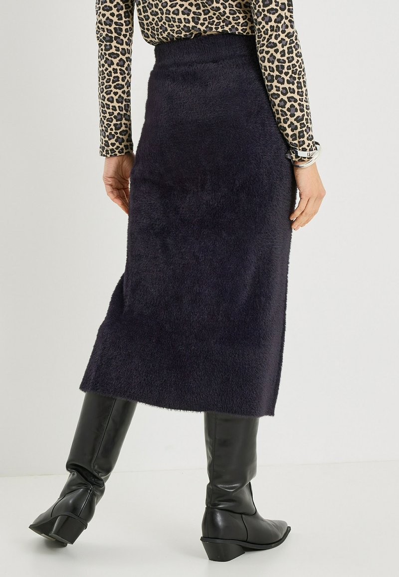 Jupe Crayon Noire - Taille 38 - Marque Grain De Malice - Coton - Occasion Très Bon état