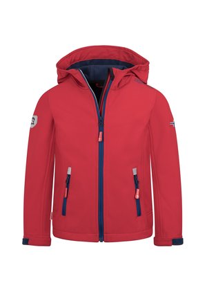 TROLLKIDS, SOFTSHELL JACKETS UNISEX - Outdoorjacke - bright red mystic blue