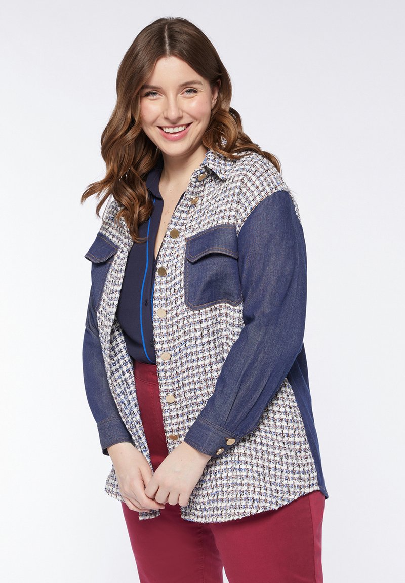 Fiorella Rubino Overhemdblouse blauw