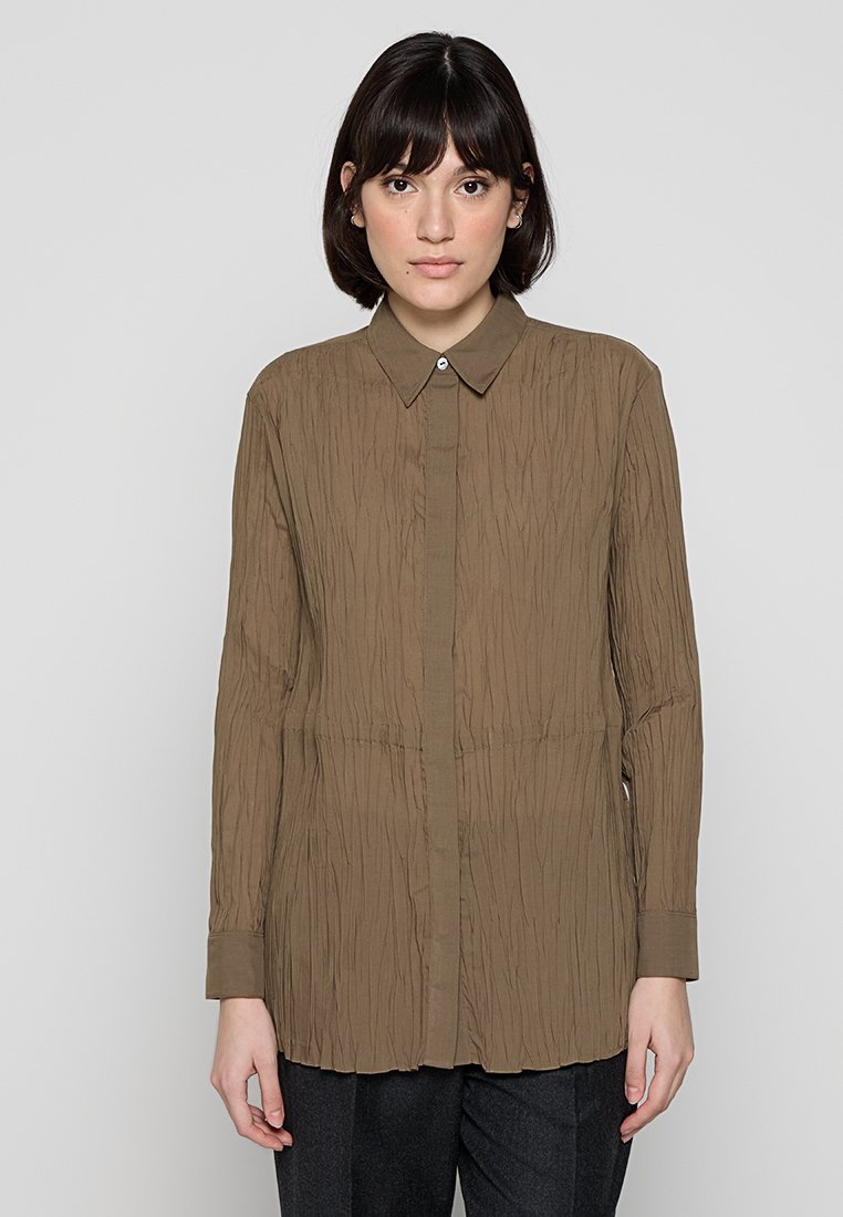 Theory Overhemdblouse kaki Theory Overhemdblouse kaki