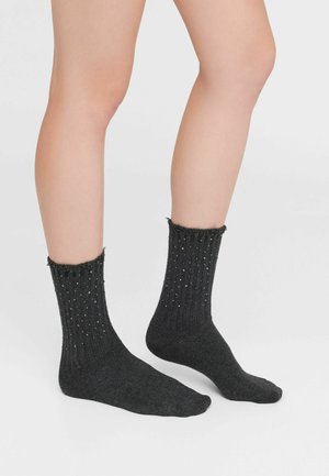 Calzedonia, RHINESTONES - Calcetines - anthracite