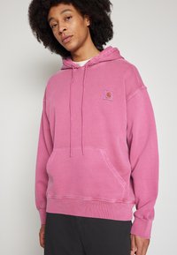 Carhartt WIP HOODED NELSON  - Sportska majica - magenta garment dyed