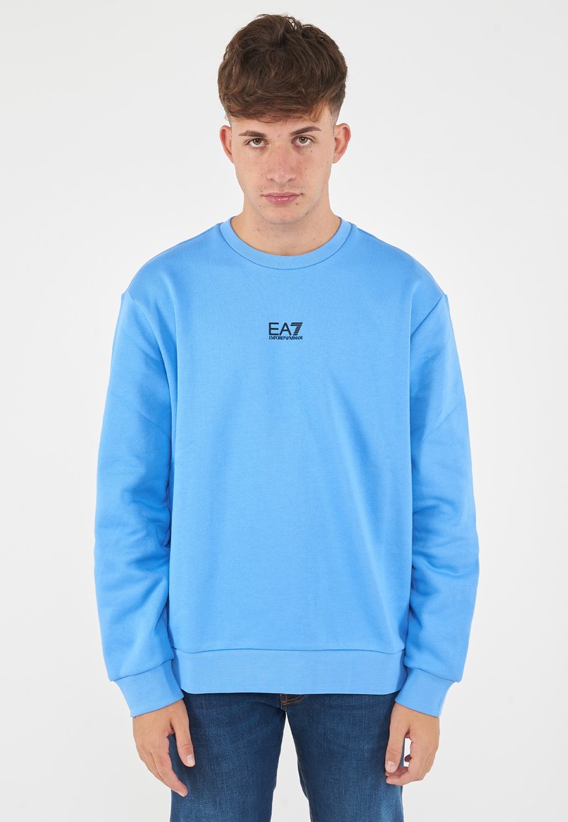 EA7 Emporio Armani GIROCOLLO - Felpa - granada sky