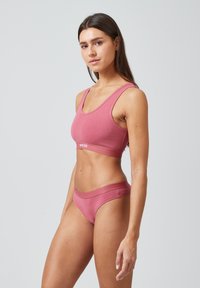 SNOCKS 3 PACK - Slip - mix mauve weinrot schwarz