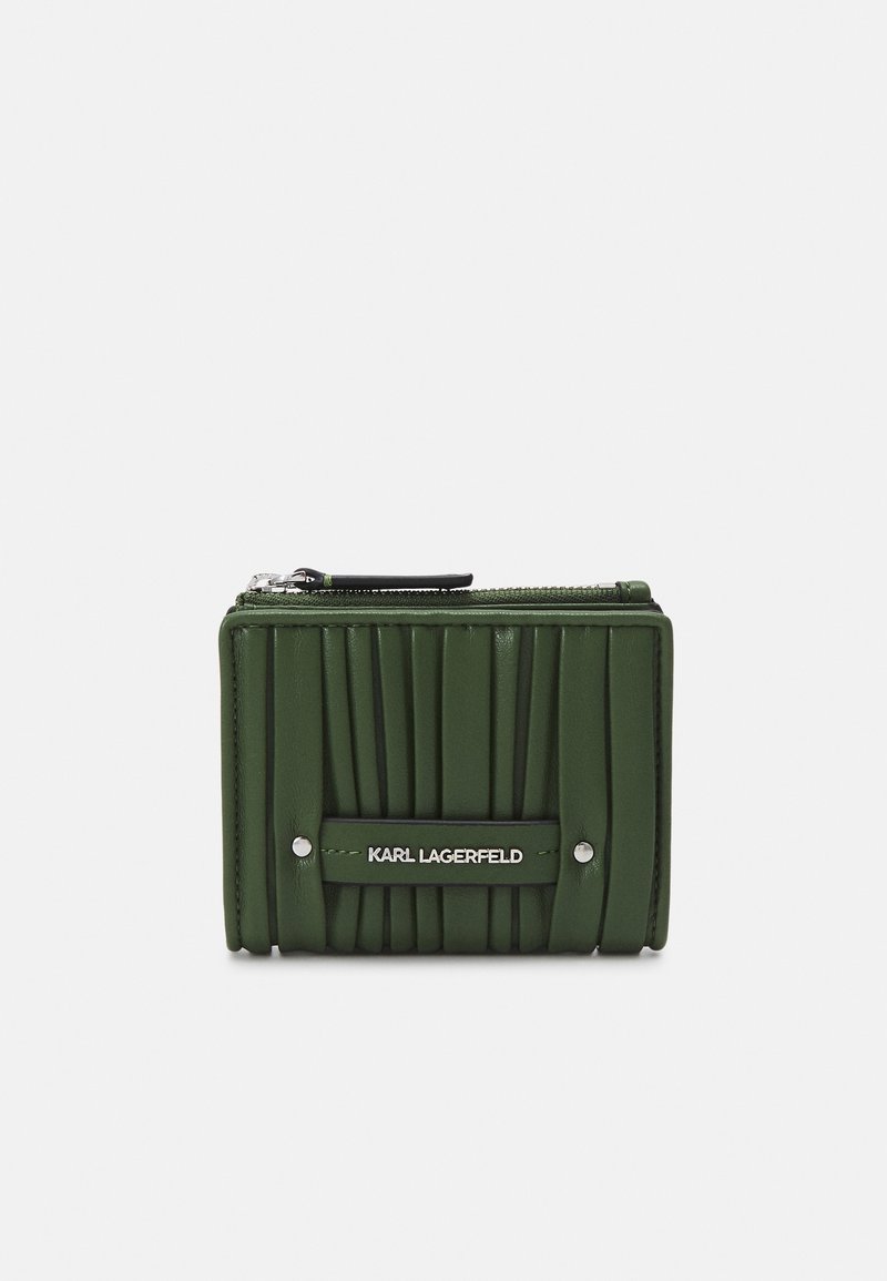 KARL LAGERFELD KUSHION BIFOLD WALLET - Wallet - Olive/khaki - Zalando.ie
