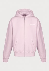 LOGO OVERSIZED JACKET - Camisola com fecho - washed bubblegum