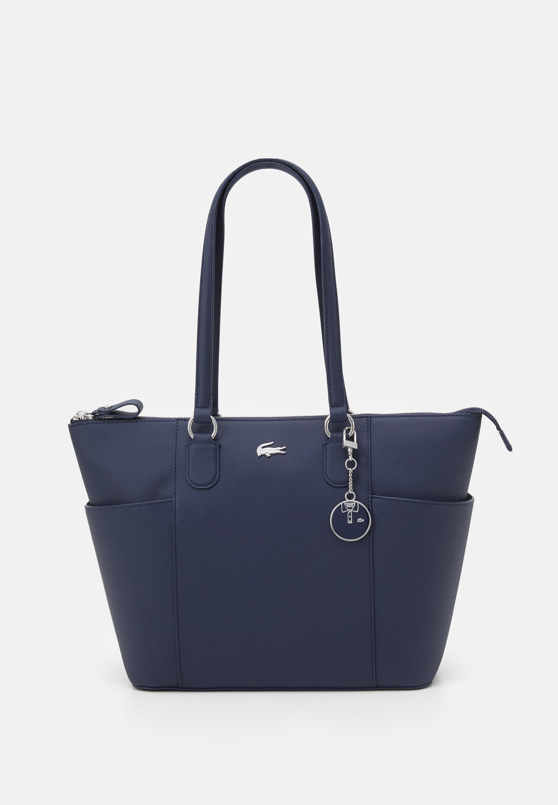 lacoste tote bolsa blue