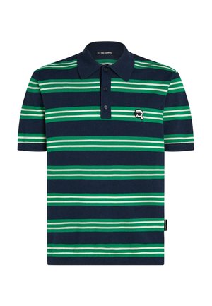KARL LAGERFELD, IKON STRIPE KNIT - Pólóing - bosphorus