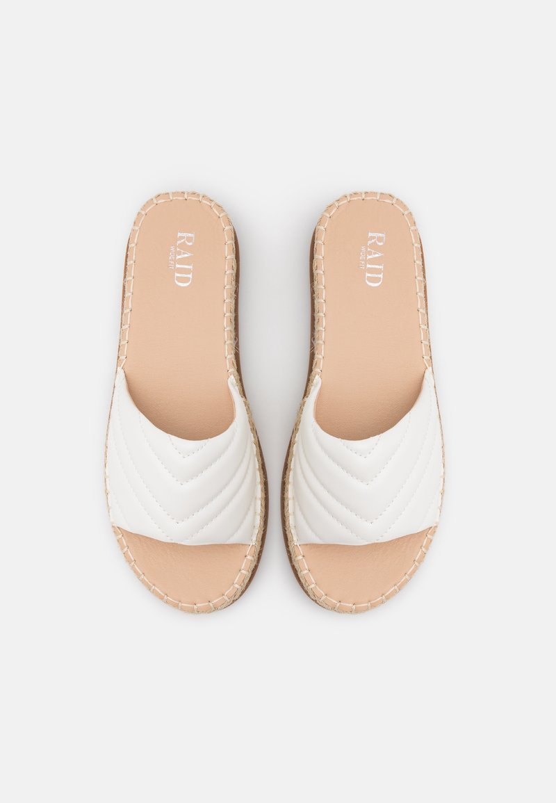 RAID Wide Fit Sandalias planas white/blanco (Segunda mano