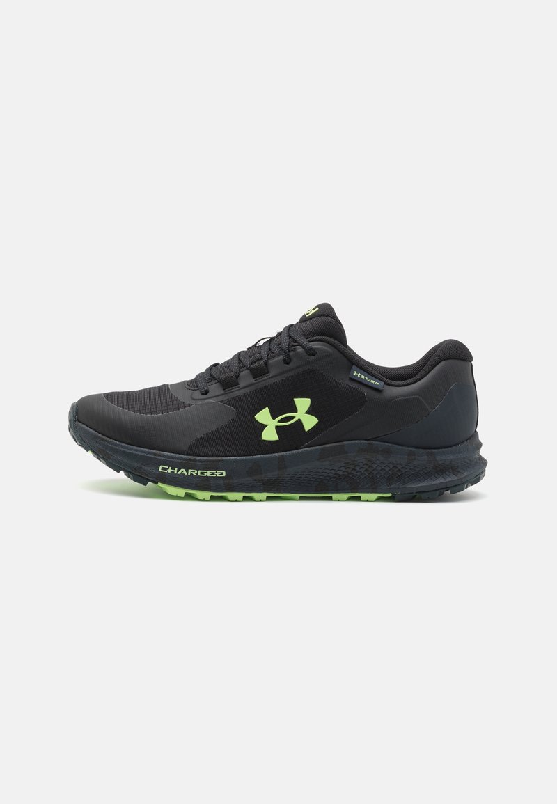 Under Armour BANDIT TRAIL 3 - Løpesko for mark - black/anthracite/morph green