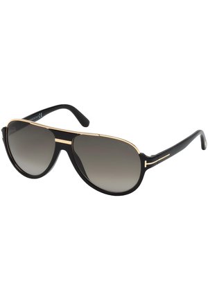 DIMITRY  - Sunglasses - shiny black gold/grey shaded