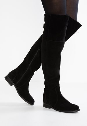 Overknee laarzen - black