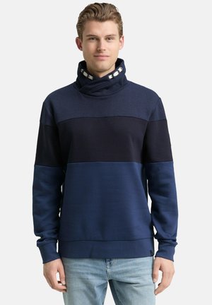 SNOOD MIT BLOCKING - Sweatshirt - ocean blue