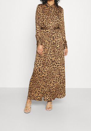 Maxi šaty - camel
