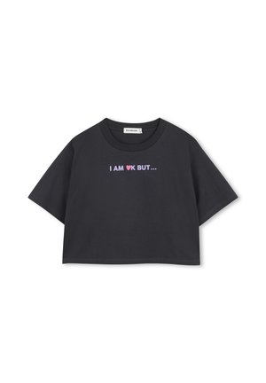 Billieblush, TEE-SHIRT MANCHES COURTES - T-shirt imprimé - dark grey