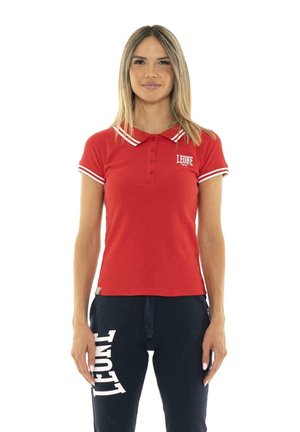 LEONE 1947, POLO SHIRT - Polo - red-wine solid