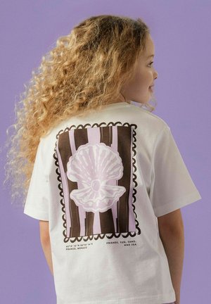 Name it REGULAR FIT - Print T-shirt - cloud dancer