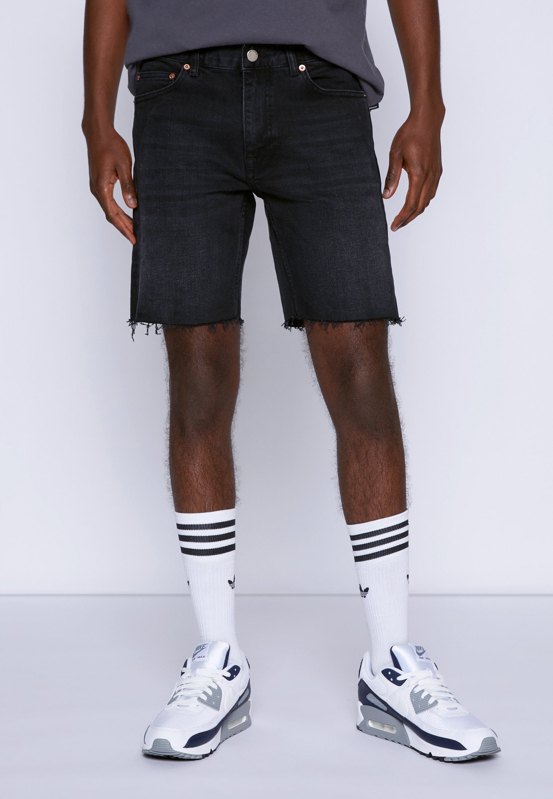 Dr.Denim CLARK - Shorts di jeans - black soot/nero denim - Zalando.it