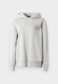 AUTOGRAPH HOODIE - Hoodie - light grey melange