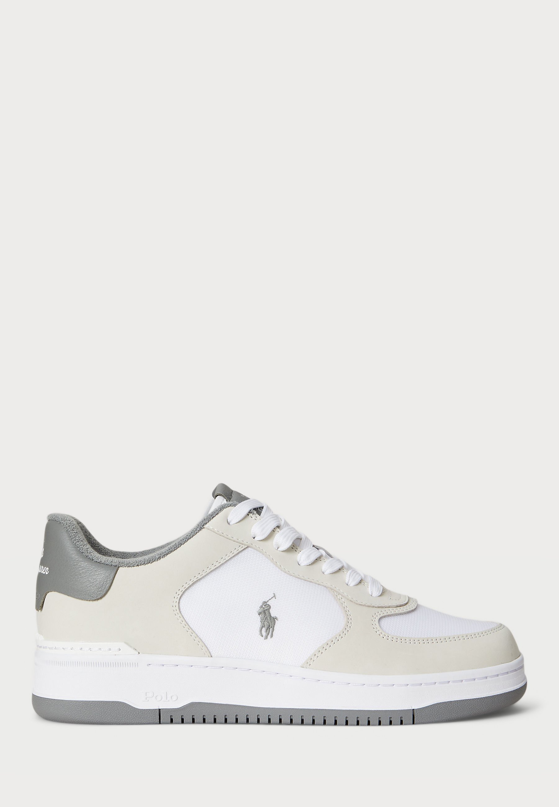 Polo by Ralph Lauren Gray and White Athletic Sneakers Men main image 2