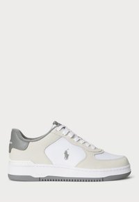 MASTERS COURT NUBUCK-PANELED SNEAKER - Trainers - white/grey