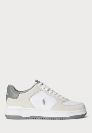 MASTERS COURT NUBUCK-PANELED SNEAKER UNISEX - Sneaker low - white/grey