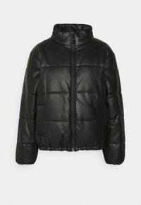 NIKKIE ADLEY PUFFER - Casaco de pele sintética - black