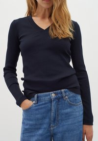 InWear - DAGNA V-NECK - Strickpullover - marine blue Thumbnail-Bild 1