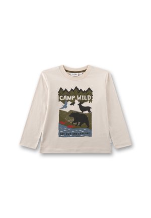 CAMPING - Long sleeved top - beige