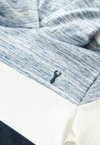 Next COLOURBLOCK - Sweat à capuche - navy blue  cream marl
