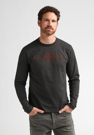 Petrol Industries, GRAPHIC LONG-SLEEVED T-SHIRT MILLWALL - Longsleeve - iron steel