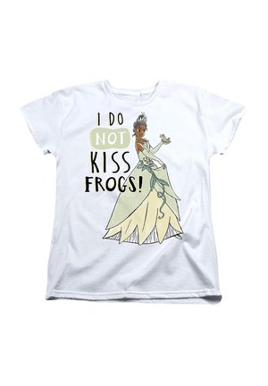 THE PRINCESS AND THE FROG TIANA DOES NOT KISS FROGS - Print T-shirt - white