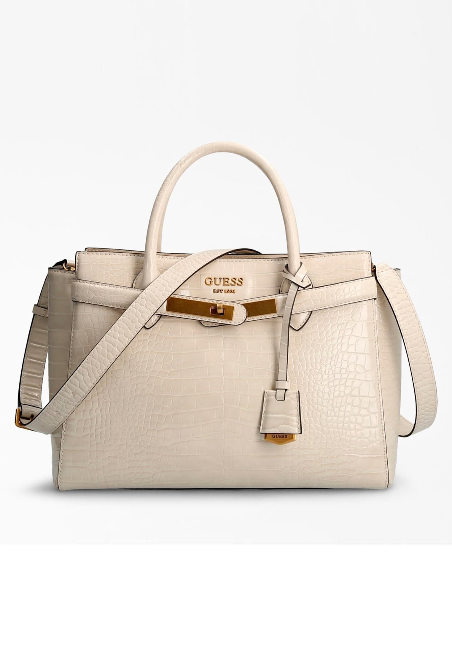 Guess ENISA Sac à main creme/beige