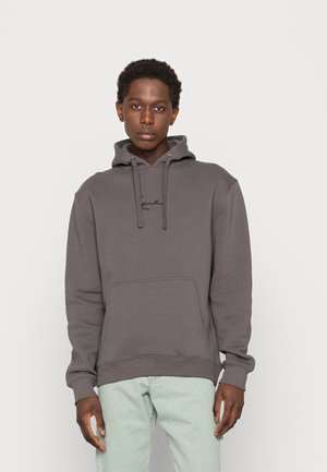 SMALL SIGNATURE HOODIE UNISEX - Jersey con capucha - dark grey